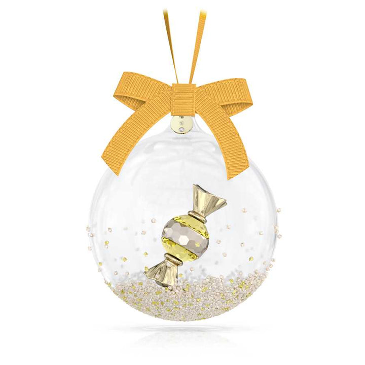 Holiday Cheers Dulcis Yellow Ball Ornament 5688315Swarovski5688315