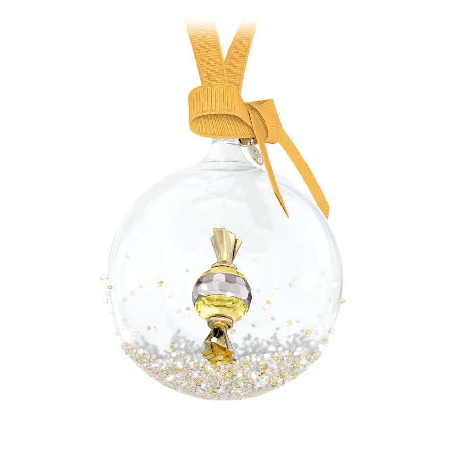 Holiday Cheers Dulcis Yellow Ball Ornament 5688315Swarovski5688315