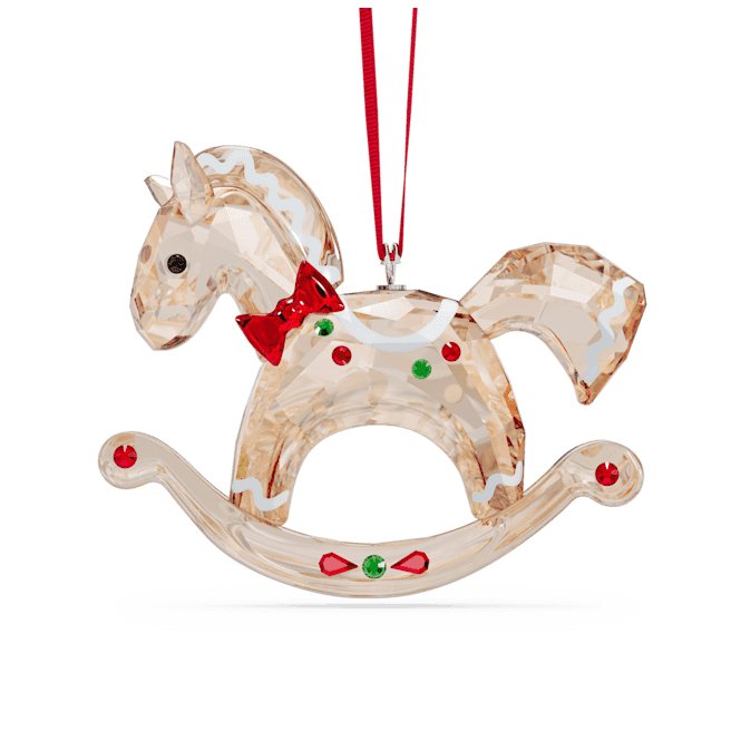 Holiday Cheers Gingerbread Rocking Horse Ornament 5627608Swarovski5627608