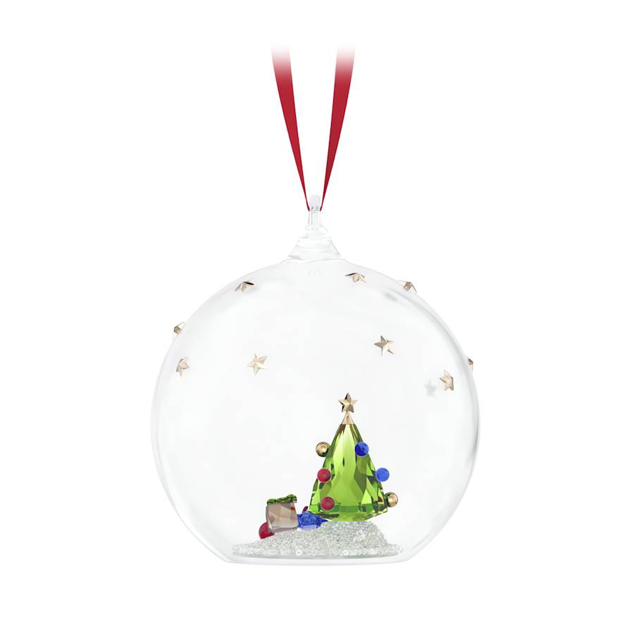 Holiday Cheers Tree and Gifts Ball Ornament 5681633Swarovski5681633