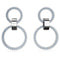 Hollow Blue Rhodium Plated Hoop Earrings 5663503Swarovski5663503