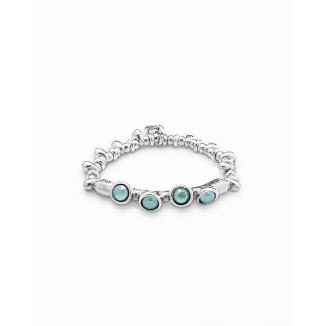 Hope Green Faceted Crystal BraceletUNOde50PUL1816VRDMTL0M