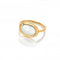 Horizontal Oval MOP Ring DR270Hot Diamonds x GemstonesDR270/XS