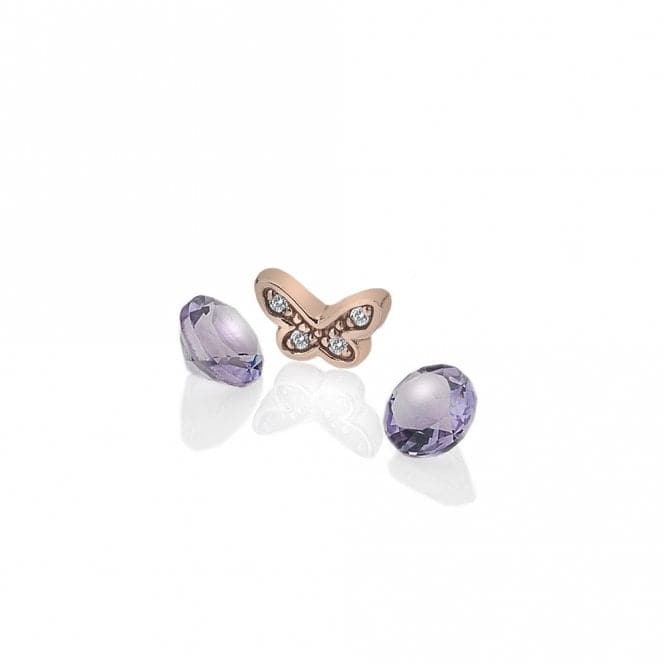 Hot Diamonds Anais Rose Gold Plated Butterfly Charm AC113AnaisAC113