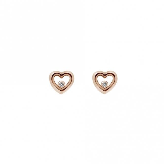 Hot Diamonds Anais Rose Gold Plated Encase Earrings AE014AnaisAE014