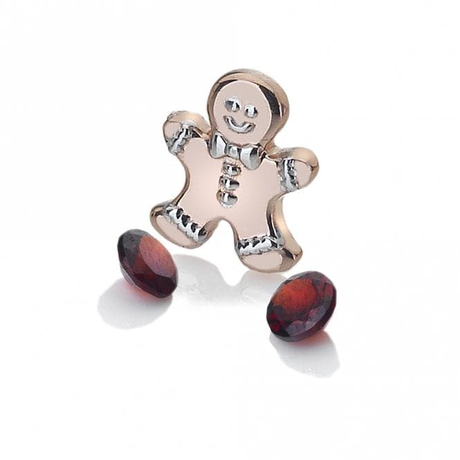 Hot Diamonds Anais Rose Gold Plated Gingerbread Man AC107AnaisAC107