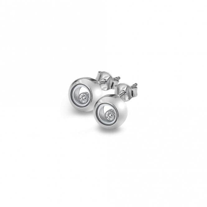 Hot Diamonds Anais Silver Encase Circle Earrings AE015AnaisAE015