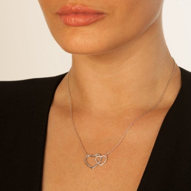 Hot Diamonds Bliss Interlocking Hearts Pendant DN128Hot DiamondsDN128