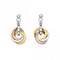 Hot Diamonds Calm Trio Earrings Rose and Yellow Gold Plated Accents DE389Hot DiamondsDE389