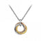 Hot Diamonds Calm Trio Pendant Rose and Yellow Gold Plated Accents DP544Hot DiamondsDP544