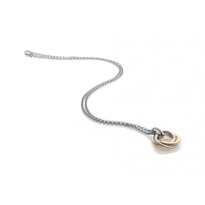 Hot Diamonds Calm Trio Pendant Rose and Yellow Gold Plated Accents DP544Hot DiamondsDP544