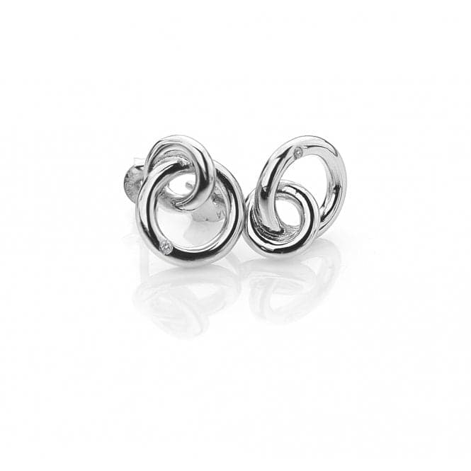 Hot Diamonds Eternity Interlocking Silver Stud Earrings DE308Hot DiamondsDE308