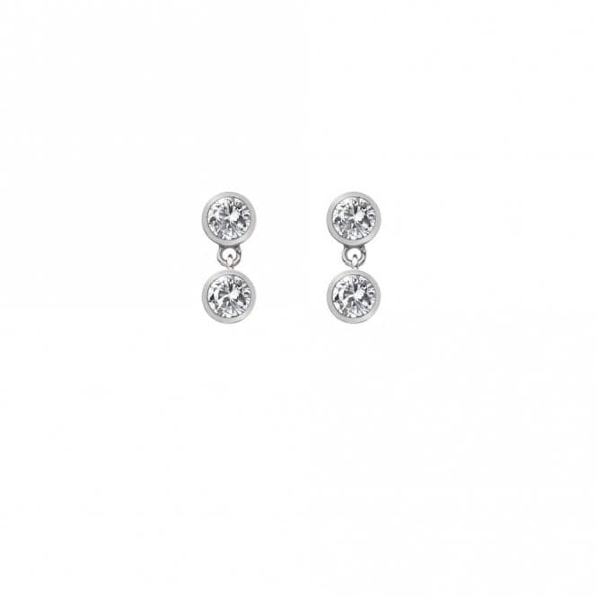 Hot Diamonds Silver Tender Double Drop Earrings DE586Hot DiamondsDE586