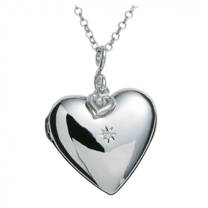 Hot Diamonds Starry Heart Silver Pendant DP132Hot DiamondsDP132