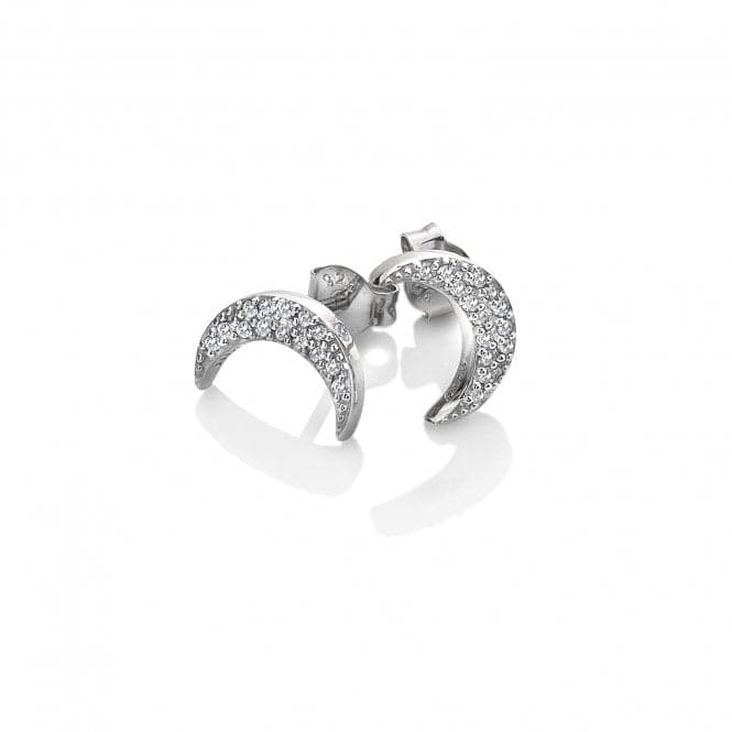 Hot Diamonds Sterling Silver Crescent Micro Bliss Earrings DE553Hot DiamondsDE553