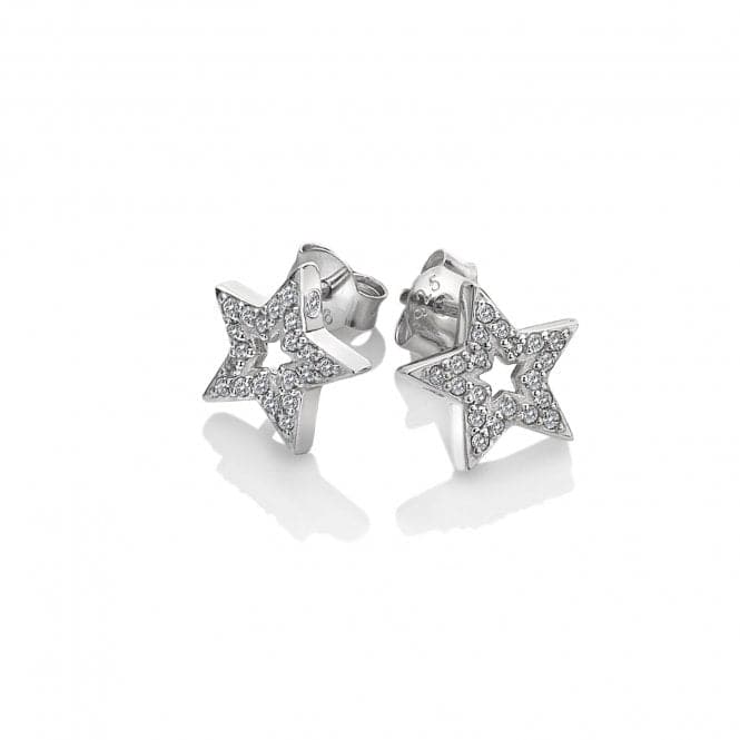 Hot Diamonds Sterling Silver Star Micro Bliss Earrings DE554Hot DiamondsDE554