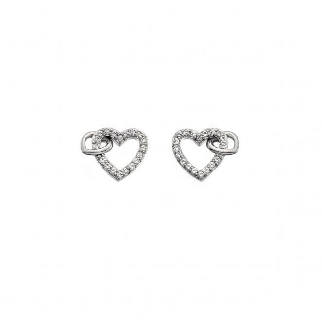 Hot Diamonds Sterling Silver Togetherness Open Heart Earrings DE605Hot DiamondsDE605