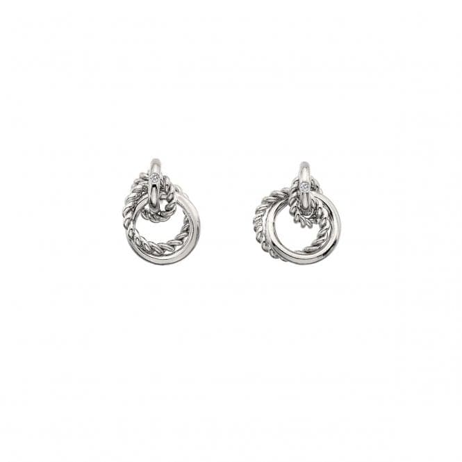 Hot Diamonds Sterling Silver Unity Circle Earrings DE610Hot DiamondsDE610