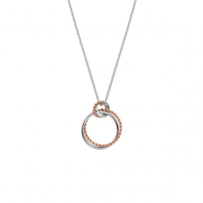 Hot Diamonds Sterling Silver Unity Circle Pendant Rose Gold DP736Hot DiamondsDP736