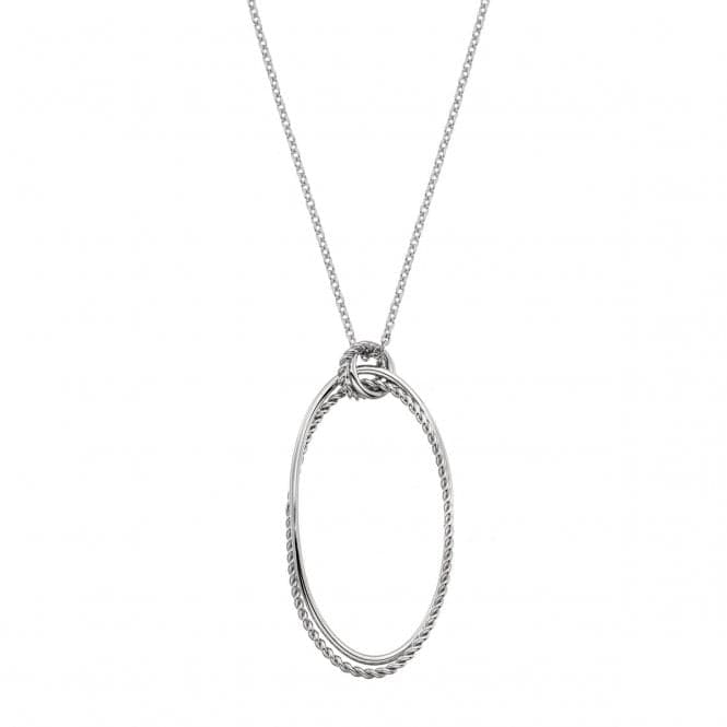 Hot Diamonds Sterling Silver Unity Statement Oval Pendant DP741Hot DiamondsDP741