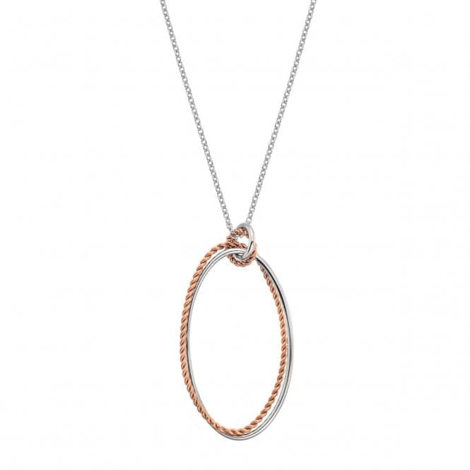 Hot Diamonds Unity Statement Oval Pendant Rose Gold DP742Hot DiamondsDP742