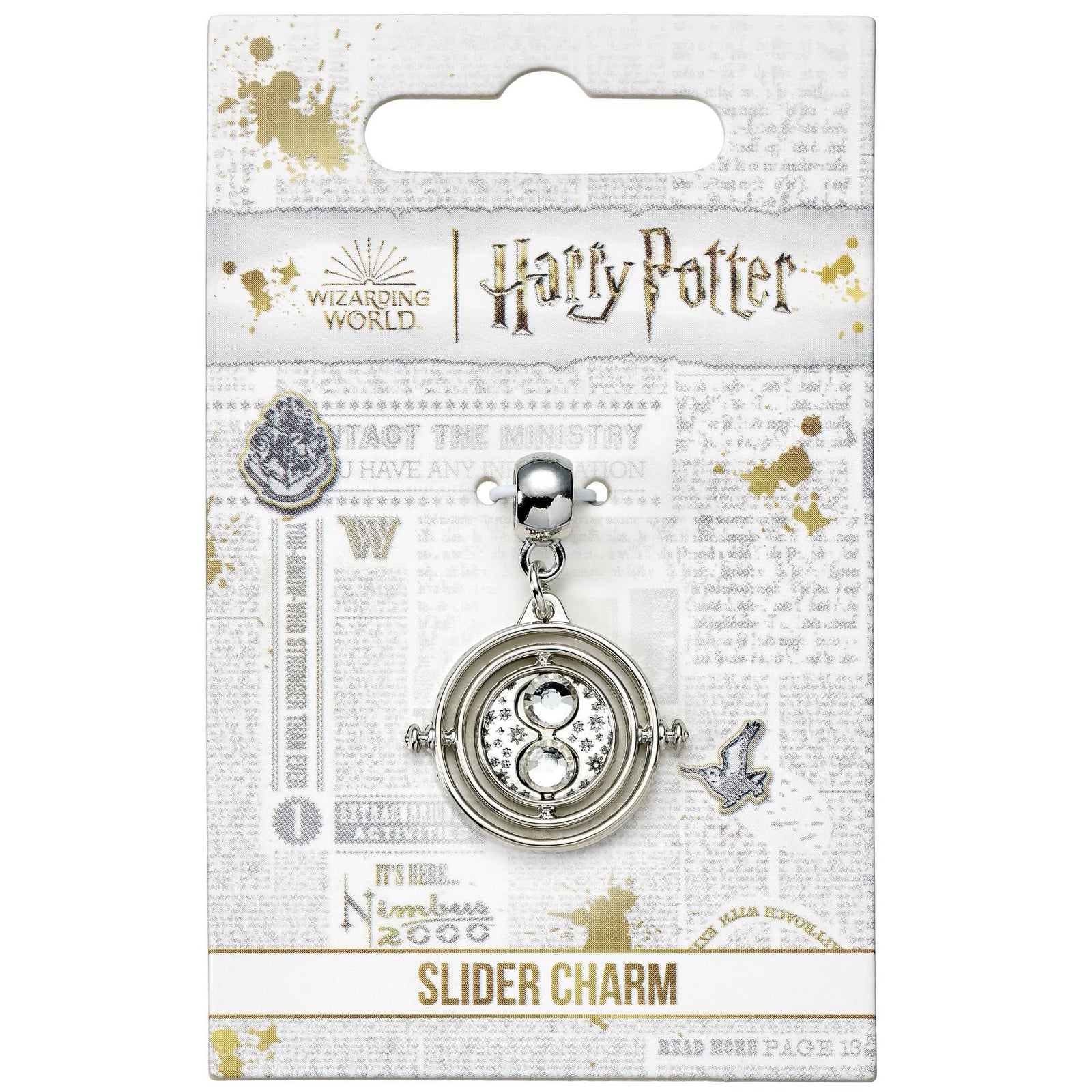 Harry Potter Time Turner Silver Tone Slider Charm HP000674