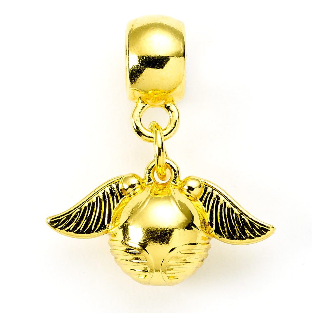 Harry Potter Golden Snitch Gold Tone Charm HP3D0004