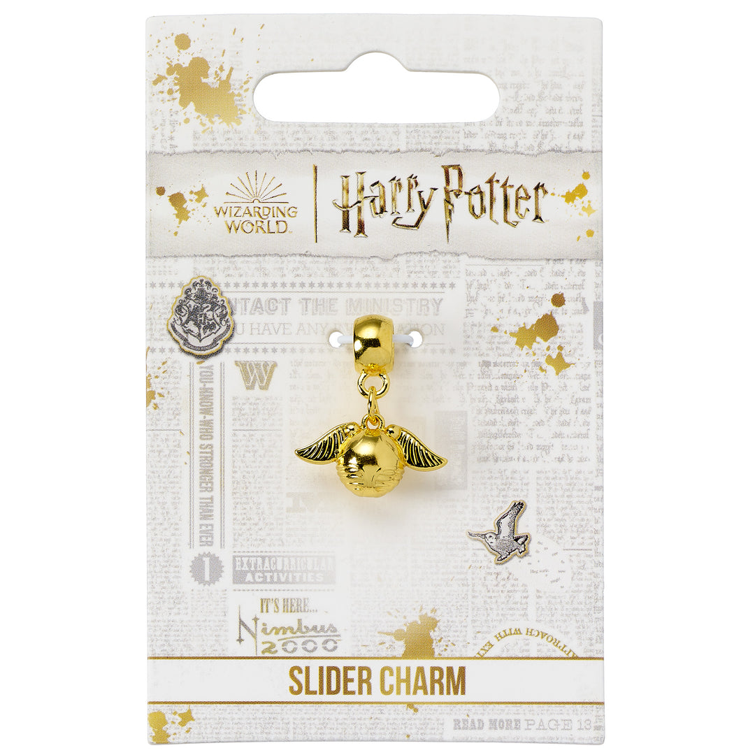 Harry Potter Golden Snitch Gold Tone Charm HP3D0004