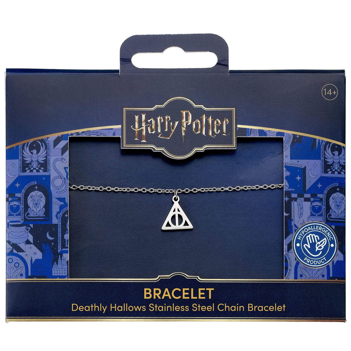 Harry Potter Deathly Hallows Stainless Steel Chain Bracelet HPB00010