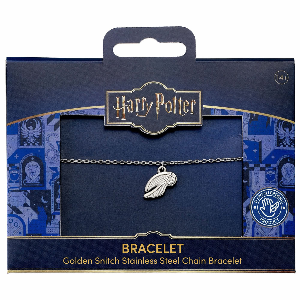 Harry Potter Golden Snitch Stainless Steel Chain Bracelet HPB00012