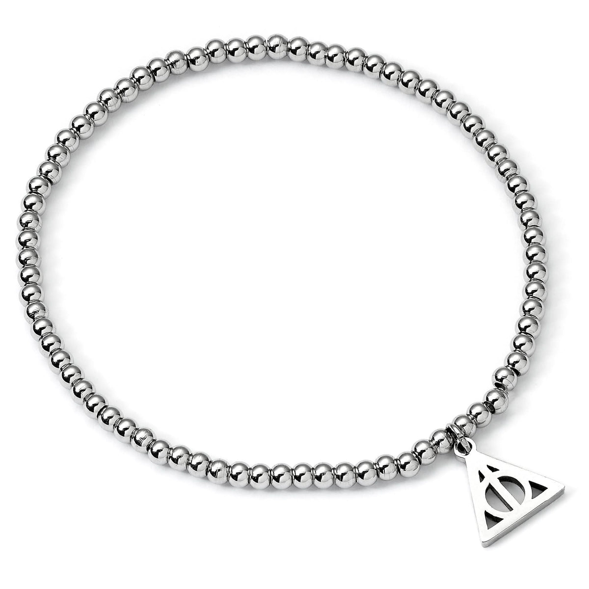 Harry Potter Stainless Steel Deathly Hallows Ball Bead Bracelet HPB00020