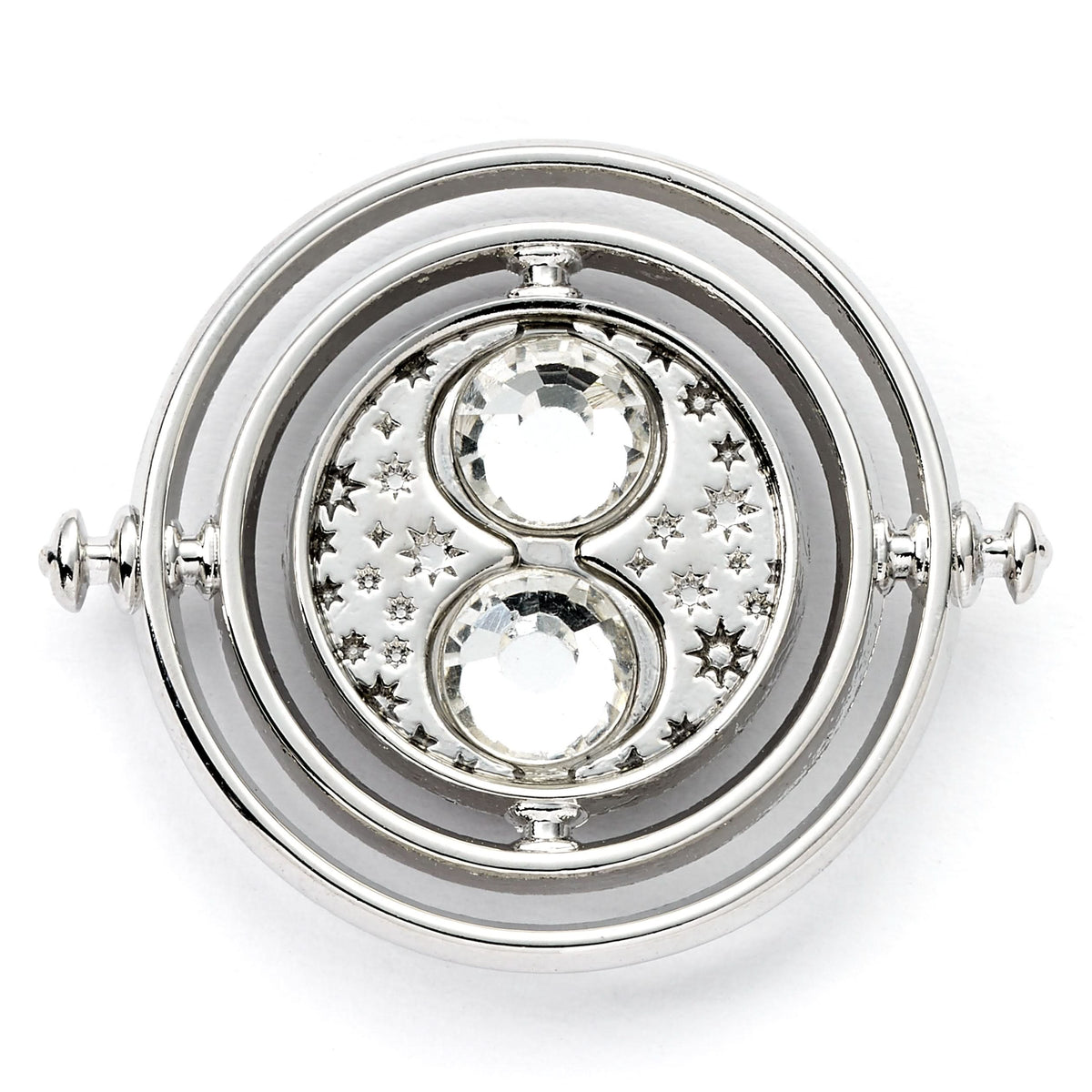 Harry Potter Time Turner Silver Tone Pin Badge HPPB0675