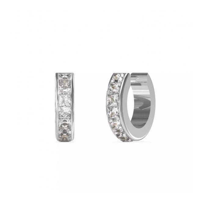 Huggie Me 11mm Clear Squares Hugs Earrings UBE03134RHGuess JewelleryUBE03134RH