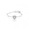 Hyperbola White Rhodium Plated Heart Bangle 5684385Swarovski5684385