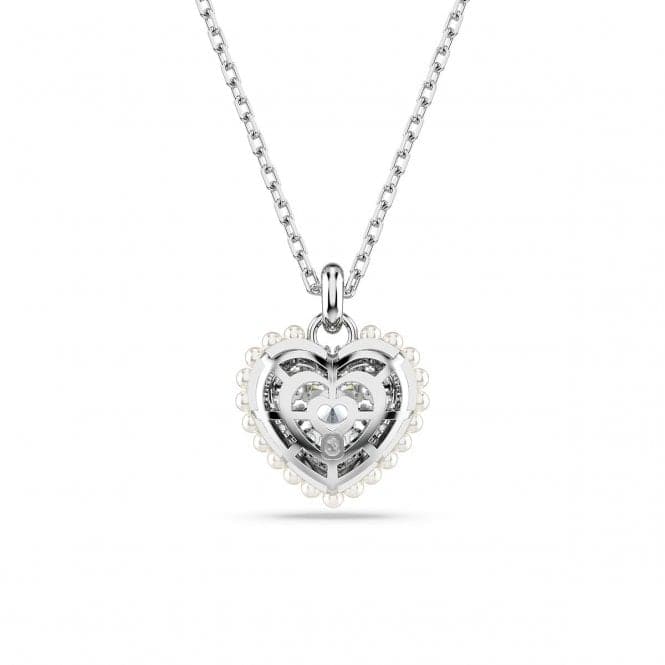 Hyperbola White Rhodium Plated Heart Pendant 5684386Swarovski5684386