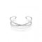 Hyperbola White Rhodium Plated Infinity Cuff Bangle 5677626Swarovski5677626