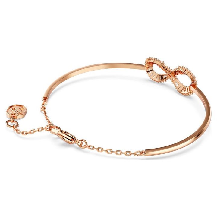 Hyperbola White Rose Gold - tone Plated Infinity Bangle 5679443Swarovski5679443