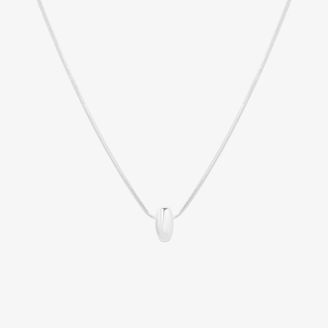 Bubble Initial Pendant Necklace (50cm)-34