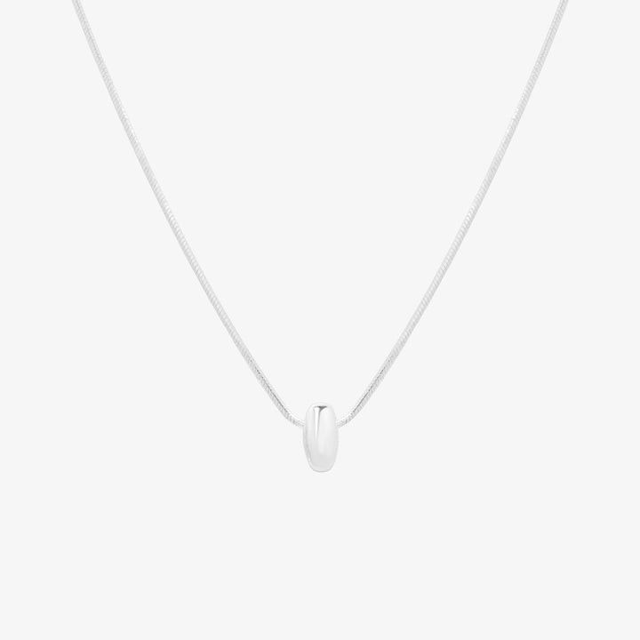 Bubble Initial Pendant Necklace (50cm)-34