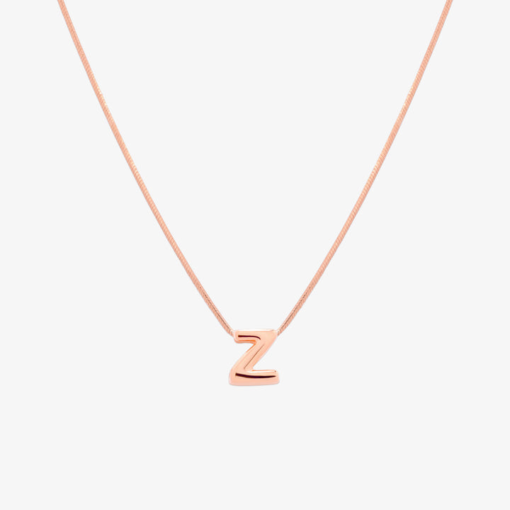 Bubble Initial Pendant Necklace (50cm)-77