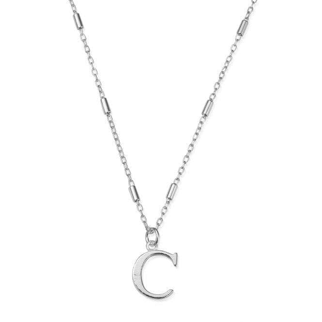 Iconic Initial C Silver Necklace SNCC4040CChloBoSNCC4040C