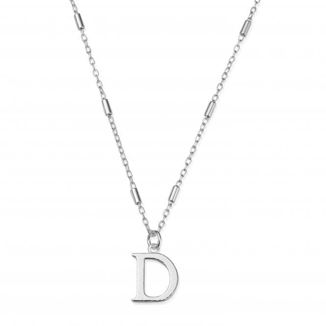 Iconic Initial D Silver Necklace SNCC4040DChloBoSNCC4040D