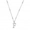 Iconic Initial F Silver Necklace SNCC4040FChloBoSNCC4040F