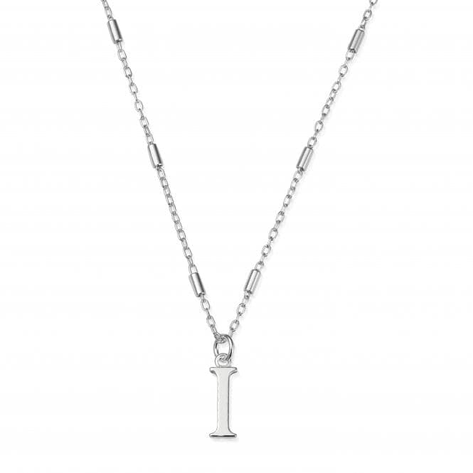 Iconic Initial I Silver Necklace SNCC4040IChloBoSNCC4040I