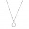 Iconic Initial O Silver Necklace SNCC4040OChloBoSNCC4040O