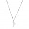 Iconic Initial P Silver Necklace SNCC4040PChloBoSNCC4040P