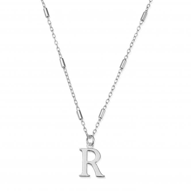 Iconic Initial R Silver Necklace SNCC4040RChloBoSNCC4040R