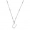 Iconic Initial U Silver Necklace SNCC4040UChloBoSNCC4040U
