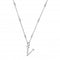 Iconic Initial V Silver Necklace SNCC4040VChloBoSNCC4040V