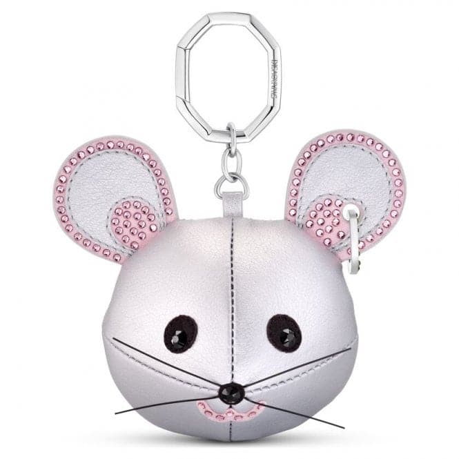 Icons Stainless Steel Multicoloured Mouse Keyring 5650129Swarovski5650129